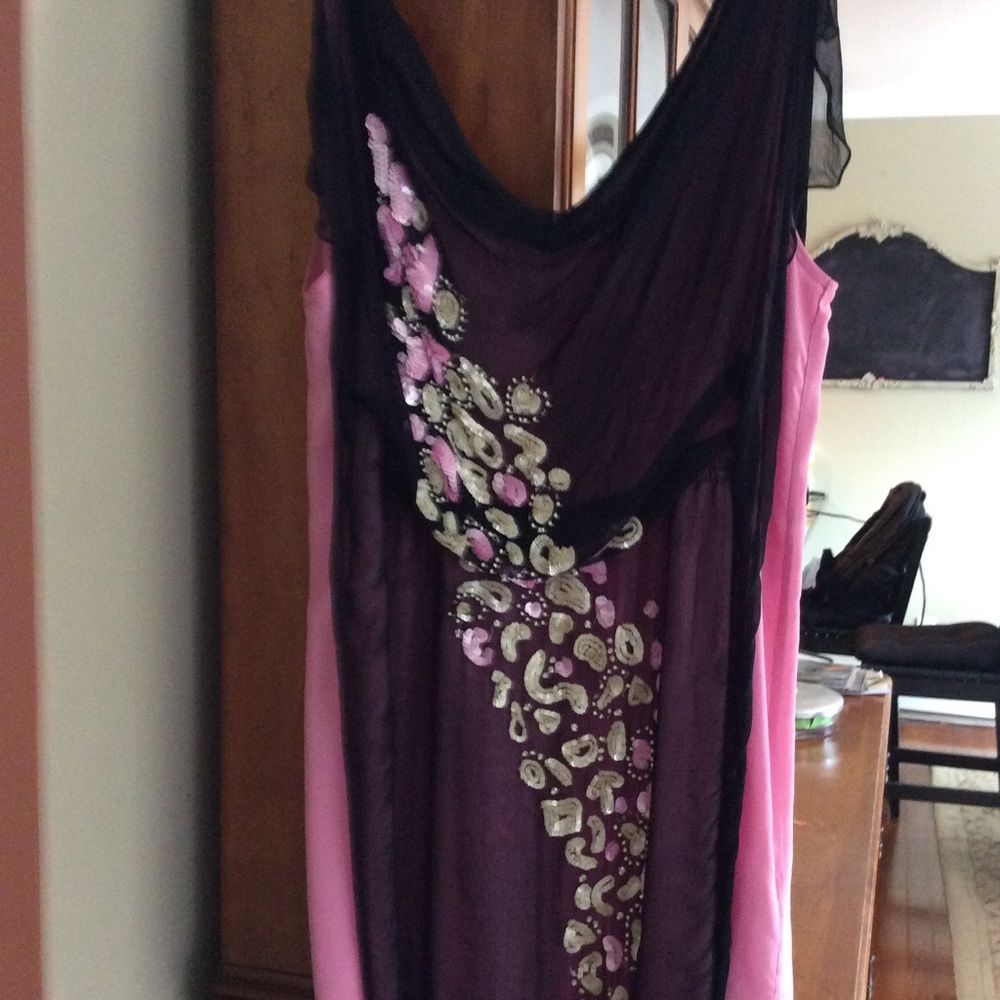 Sequined sleeveless layered Yoana Baraschi dress